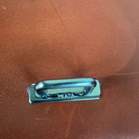 Prada Vitello England Shoulder Bag Cognac - Picture 10 of 11